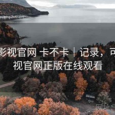 可可影视官网 卡不卡｜记录，可可影视官网正版在线观看