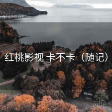 红桃影视 卡不卡（随记）