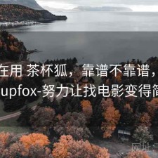 最近在用 茶杯狐，靠谱不靠谱，茶杯狐cupfox-努力让找电影变得简单