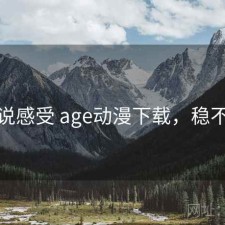 直说感受 age动漫下载，稳不稳